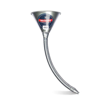 Behrens Manufacturing, LLC GF21 Galvanized Steel Funnel, 1 qt., Silver - Default Title