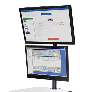 Newcastle Systems Post-Mount Monitor Holder, 20 lb. Capacity