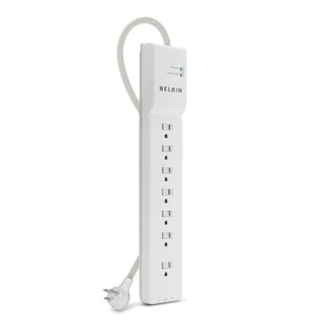Belkin BE10720006 Surge Protector, 7 Outlets, White - Default Title