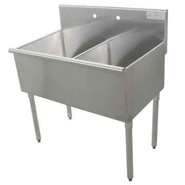 Advance Tabco Stainless Steel Sink, 24 1/2" Wide - 48"