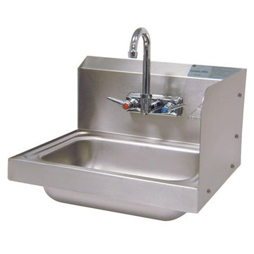 Advance Tabco 7-PS-27 Bolted Side Splash, 7 3/4" High, Silver - Default Title