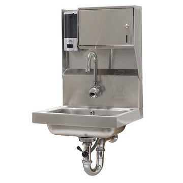 Advance Tabco 7-PS-81 Stainless Steel Hand Sink, 15 1/4" x 17 1/4" - Default Title