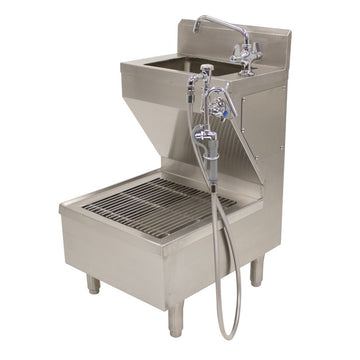 Advance Tabco 7-PS-COMBO Stainless Steel Hand Sink, 26" x 20 1/2" - Default Title