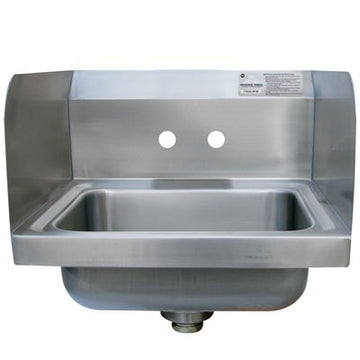 Advance Tabco 7-PS-EC-SPNF-X Stainless Steel Hand Sink, 15 1/4" x 17", Silver - Default Title