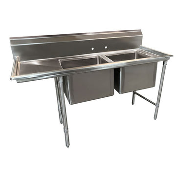 Advance Tabco 93-42-48 Stainless Steel Compartment Sink, 31" Wide - 80"