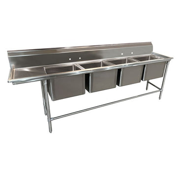 Advance Tabco 94-44-96 Stainless Steel Line Sink, 31" x 113" - Default Title