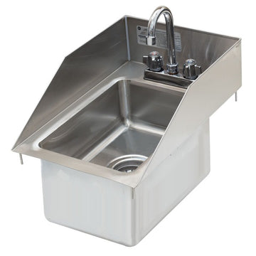 Advance Tabco DI-1-10SP-EC-X Stainless Steel Drop-In Sink, 19" x 13", Silver - Default Title