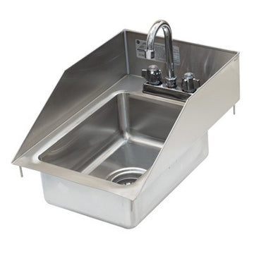 Advance Tabco DI-1-5SP-EC-X Stainless Steel Drop-In Sink, 19" x 13", Silver - Default Title