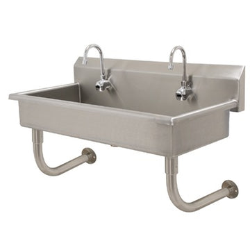 Advance Tabco FS-WM-40EF Stainless Steel Hand Sink, 19 1/2" x 40", Silver - Default Title