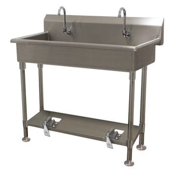 Advance Tabco FS-FM-40FV Stainless Steel Hand Sink, 19 1/2" x 40", Silver - Default Title