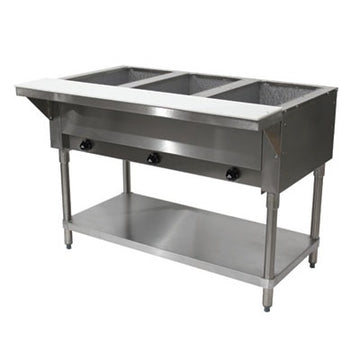 Advance Tabco Food Table, 34 1/8" High - 47 1/8"