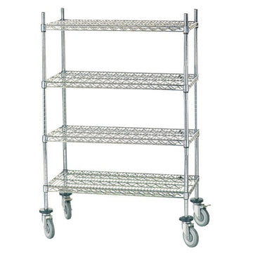 Advance Tabco Shelving Unit, 24" Wide, Silver - 36"