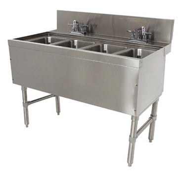 Advance Tabco PRB-24 Stainless Steel Underbar Sink, 25" Wide - 48"