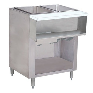 Advance Tabco Stainless Steel Food Table, 34 1/8" High - 31 13/16"