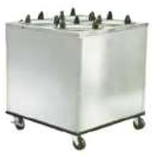 5407 Non-Heated Cabinet Style Mobile Dish Dispenser, Four Tubes & 7-1/4" Diameter Maximum Dish Size