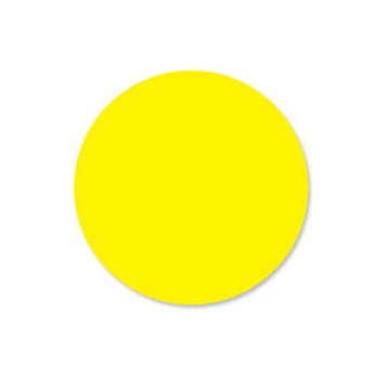 DuraMark 1 in Round Yellow Label by DayMark – Model 112338