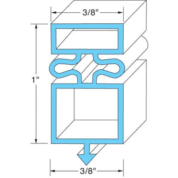 AllPoints 741057 Door Gasket - Default Title