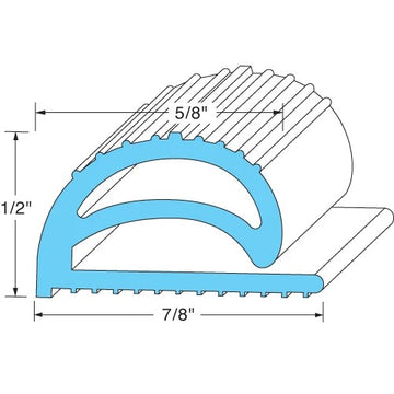 AllPoints 741077 Door Gasket Strip - Default Title