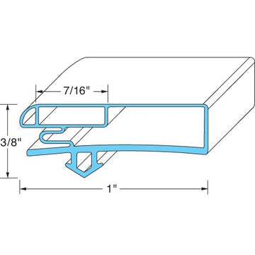 AllPoints 741204 Door Gasket - Default Title
