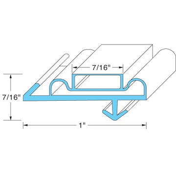 AllPoints 741223 Door Gasket - Default Title
