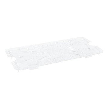 Clear Drain Tray 1/3 Size-135 30CWD by Cambro – 10.5" x 4.5" x 0.6", Polycarbonate, Clear, Pack of 6, Model 30CWD135