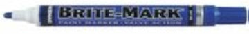 Dykem BRITE-MARK Medium Markers, Blue, Medium, Bullet (36 Pack)
