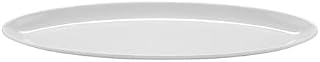 G.E.T. Enterprises ML-254-BK Siciliano Melamine Oval Platter, 25"Wx8"Dx1-3/4"H