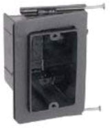 Carlon FN-23 Switch/Outlet Box, 1-Gang, Depth: 3-5/8", Nail-On, Non-Metallic- Pack of 10