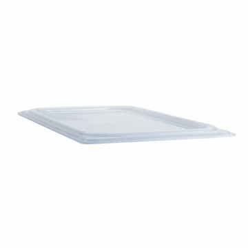 Food Pan Lid 1/9 Polypropylene Flat Translucent by Cambro – Polypropylene, Clear, Model 90PPC190