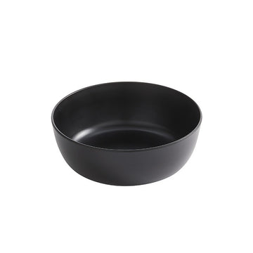 American Metalcraft Ani Melamine Serving Bowl, Black, 6/Case - 67 oz.