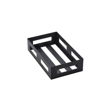 American Metalcraft Black Twilight Stainless Steel Crate, 2 1/4" High - 9 1/4"
