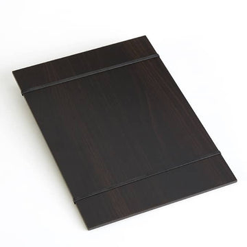American Metalcraft Wood Menu Holder, 9" x 12 1/2", 24/Case - Brown