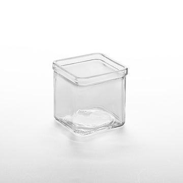American Metalcraft Glass Condiment Jar, Clear - 8 oz.