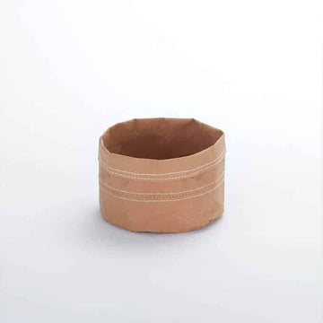 American Metalcraft Kraft Bread Basket, Brown - 5"