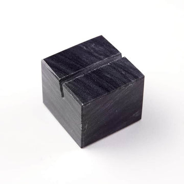 American Metalcraft Marble Card Holder, 1 1/4" x 1 1/4" - Black