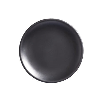 American Metalcraft Mix & Matte Black Melamine Plate, 6" Diameter - Black / Matte