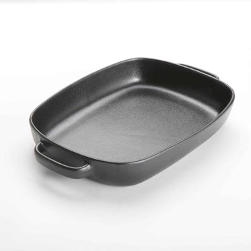 American Metalcraft PBB13 Porcelain Casserole Dish, 2 qt., Black - Default Title