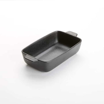 American Metalcraft PBB9 Porcelain Casserole Dish, 20 oz., Black - Default Title