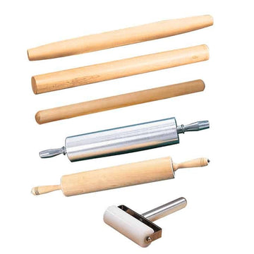 American Metalcraft RP5718 Aluminum Rolling Pin, 26 1/4" Long, Silver - Default Title