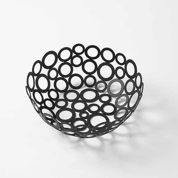 American Metalcraft Go-Go Basket, 8" Diameter - Black