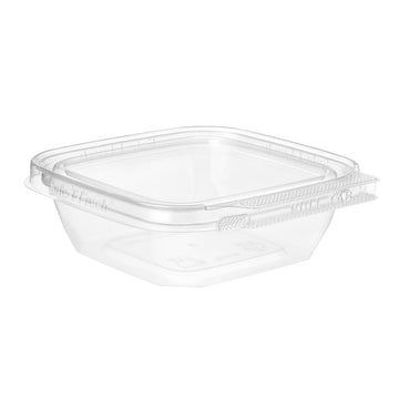 Inline Plastics Recycled PET Safe-T-Fresh Tamper-Resistant, 4 13/16" Wide, Clear - 8 oz.