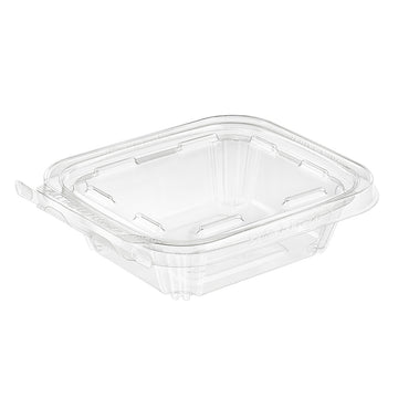 Inline Plastics Safe-T-Fresh Tamper-Resistant, Clear - 8 oz.