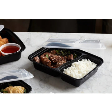 Newspring NC8288B Polypropylene Container, 30 oz., Black, 150/Case - Default Title