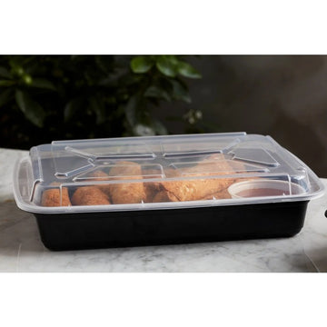 Newspring Polypropylene Container, Black, 150/Case - 58 oz.