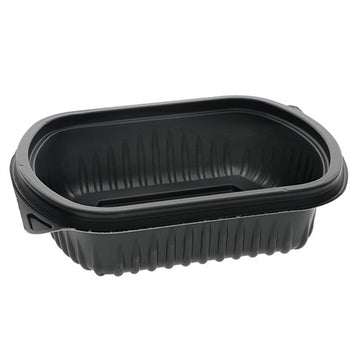 Pactiv Container, Black - 12 oz.
