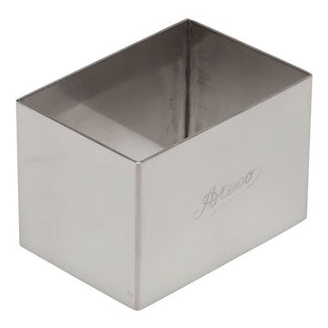 Ateco 4907 Stainless Steel Mold, 1 3/4" x 2 1/2", Silver - Default Title