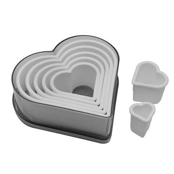 Ateco 5751 Plastic Cutter Set, 1 - 4 3/4" Wide, White - Default Title