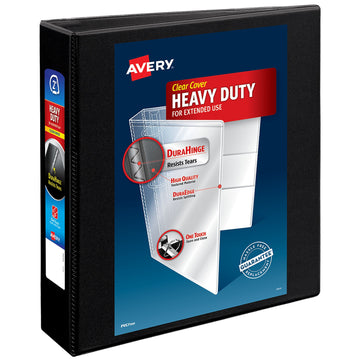 Avery Polypropylene Heavy-Duty Binder, Letter, Black - 5500 2"