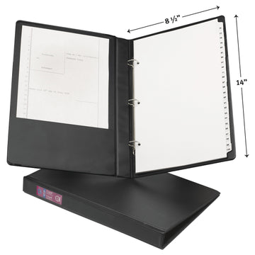 Avery 06400 Vinyl Binder, 175 Sheets, Black - Default Title