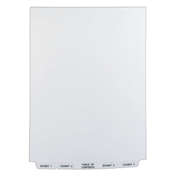 Avery 11378 Post Consumer Divider, Letter, White - Default Title